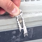 Black Legion Skull Mini Tool - Stainless Steel, Lightweight, Lanyard Hole, Bottle Opener, Wrenches, Screw Driver, Prybar