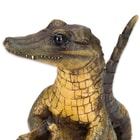 The Toilegator - Crocodile Toilet Brush Holder / Resin Sculpture