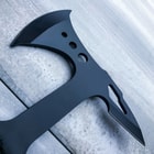 Ridge Runner Tactical Tomahawk Throwing Axe And Sheath - Stainless Steel Construction, Cord-Wrapped Handle - Length 15"