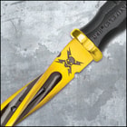 Solar Flare Gold M48 Cyclone - Cast Stainless Steel Blade, Reinforced Nylon Handle, Stainless Steel Guard And Pommel