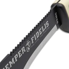 USMC Semper Fi Kukri blade close up