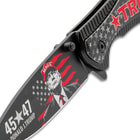 Trump 45/47 Pocket Knife blade close-up