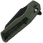 SOA Nomad Wharncliffe EDC Folding Pocket Knife Green