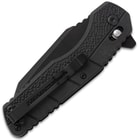 SOA Nomad EDC Folding Knife Black Wharncliffe Blade