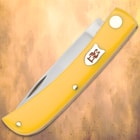 Kissing Crane Pocket Farmer Yellow Composite Pocket Knife