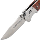 Frontier Pocket Knife blade close up