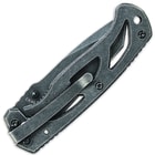 Smith & Wesson Stonewash Tanto Point Skeletonized Folding Pocket Knife