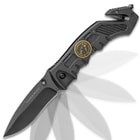 Timber Wolf Assist Rescue Black Folding Knife