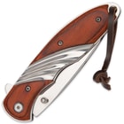 Timber Wolf Brown Pakkawood Pocket Knife