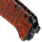 USMC Beachhead Partially Serrated Assisted Opening Pocket Knife