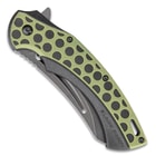 Black Ronin Hive Shuriken Assisted Opening Pocket Knife - Stainless Steel Blade, Non-Reflective, Double-Injected Handle, Pocket Clip