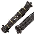 USMC Blackout Combat Stiletto - Assisted Opening Pocket Knife - Officially Licensed 