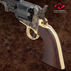 1862 Dance Black Powder Pistol - .44 Caliber, Single Shot, Casehardened Steel Frame, Walnut Grip - Overall Length 13 1/5”