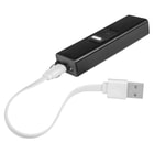 Night Watchman Mini Stun Gun - Attaches To Keys, Size Of A Pack Of Gum, LED Flashlight, Safety Switch, USB Cord