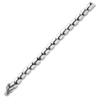The bracelet extended to its full length
