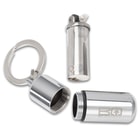 BugOut Water-Resistant Micro Lighter On Keyring - Stainless Steel Construction, Screw Top With O-Ring Seal, Fluid Not Included