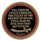 The obverse side of the challenge coin