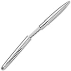 Silver Serrated Ink Pen Knife