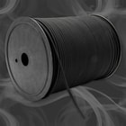 The high-strength, black nylon paracord is 5/32” in diameter and has seven inner strands, giving it 610 lbs holding power