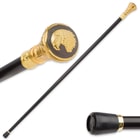 Majestic Golden Eagle Sword Cane