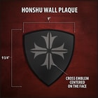 Honshu Black Wall Plaque specifications