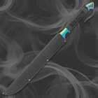 Black Legion Atlantis Two-Piece Sword Kit - Stainless Steel Construction, Rainbow Titanium Coating, Black Cord-Wrap - Length 28”