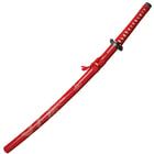 Red Dragon Three Piece Imperial Samurai Sword Collection With Stand