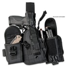 M48 OPS Assembled Drop Leg Gun Holster - Black
