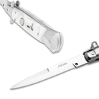 A view of the blade and the handle