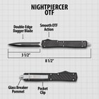 Black Nightpiercer OTF specifications