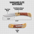 Vanguard Elite Knife Gold spcifications