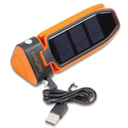 Trailblazer Tri-Folding Solar Camping Light - 18 LEDs, Built-In Battery, Micro USB Charging Cable, Tough ABS Construction, Hanging Hook