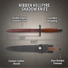 The handle is wrapped in copper-colored wire, bookended by a black metal handguard and skull crusher pommel