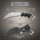 Gil Hibben High Polish Karambit With Sheath