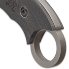 Shinwa Yaobai Ulu Knife And Sheath - 3Cr13 Stainless Steel Blade, Non-Reflective Finish, G10 Handle Scales - Length 7 3/4”