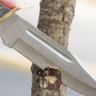Timber Rattler 12 Inch Dark Pakka Bowie Knife