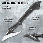M48 Tactical Harpoon With Molded Locking Sheath