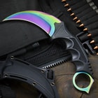 Case Hardened Honshu Karambit With Shoulder Harness