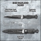 M48 Highland Sgian With Sheath