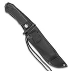 USMC Brotherhood Two-Piece Set With Sheath - Officially Licensed, 3Cr13 Stainless Steel Blades, Polymer Handles