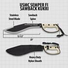 USMC Sawback Kukri specifications