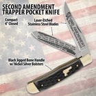 Trapper Pocket Knife with only second blade open