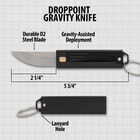 Drop Point Gravity Pocket Knife