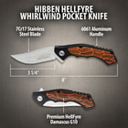 The overall specifications of the pocket knife