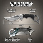 Details and features of the Recurve Kerambit.