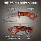 Hibben Firebird Karambit wood specifications