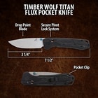 Timber Wolf Titan Flux EDC Folding Pocket Knife