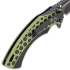 Black Ronin Hive Shuriken Assisted Opening Pocket Knife - Stainless Steel Blade, Non-Reflective, Double-Injected Handle, Pocket Clip