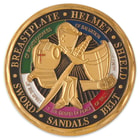 Armor of God Challenge Coin Good Luck Charm