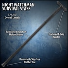 Night Watchman Survival Staff / Self-Defense Cane